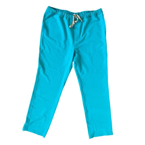 NWT Figs Men's Pisco Basic Scrub Pants in Teal Size XL X-Large Tall - Picture 2 of 5